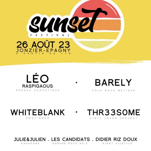 Affiche Sunset festival